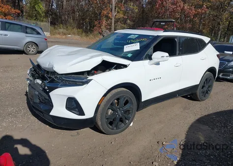 2019 Chevrolet Blazer Rs из США, поврежденный, VIN 3GNKBJRS1KS647992